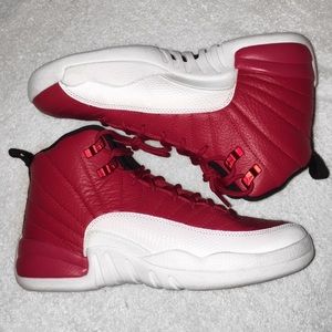 Jordan 12s gym red/ white